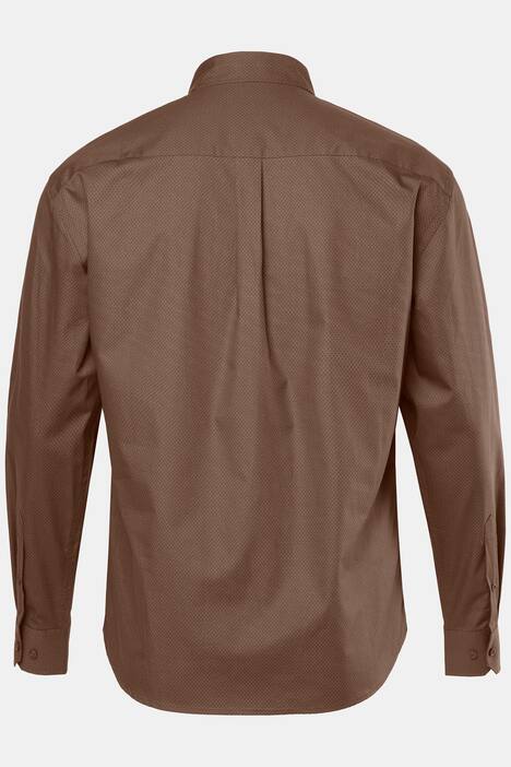 JP1880 Hemd, Langarm, Minimal-Print, Buttondown-Kragen, Modern Fit, bis 8 XL