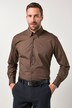 JP1880 Hemd, Langarm, Minimal-Print, Buttondown-Kragen, Modern Fit, bis 8 XL