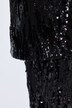 Camicia con paillettes, collo da camicia e maniche lunghe
