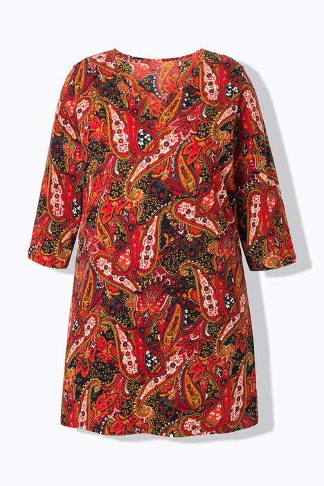Paisley 3/4 Sleeve Knit Tunic
