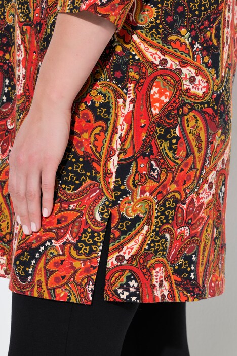 Paisley 3/4 Sleeve Knit Tunic