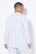 Overhemdblouse, boxy model, crêpe, strepen