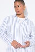 Overhemdblouse, boxy model, crêpe, strepen