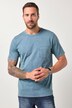 Camiseta JP 1880, media manga, bolsillo en el pecho, look vintage, hasta la talla 8 XL