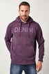 Sudadera con capucha JP1880, estampado en el pecho, hasta la talla 8 XL