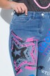 Jeans Irma, slim fit, allover-print, 5 lommer