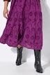Robe maxi à volants. Manches 3/4 et broderie ajourée