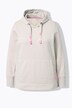 Sweatshirt med lange ærmer og hætte