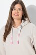 Sweatshirt med lange ærmer og hætte