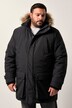 Men+ funktionel parka, hætte med kunstpels, op til 8XL
