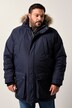 Men+ funktionel parka, hætte med kunstpels, op til 8XL