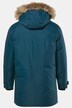 Men+ funktionel parka, hætte med kunstpels, op til 8XL