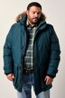 Men+ funktionel parka, hætte med kunstpels, op til 8XL