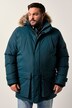 Men+ funktionel parka, hætte med kunstpels, op til 8XL