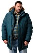 Parka, kožešinová kapuce, nášivky