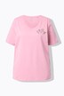 T-shirt de pyjama en coton bio. Col en V et manches courtes