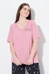T-shirt de pyjama en coton bio. Col en V et manches courtes