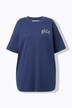 T-shirt oversize, imprimé léopard dans le dos