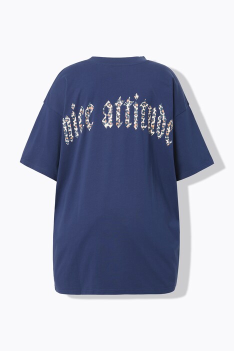 T-Shirt, oversized, Leo auf dem Rücken