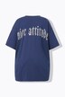 T-shirt oversize, imprimé léopard dans le dos