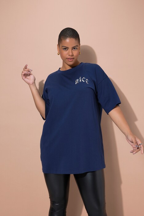 T-Shirt, oversized, Leo auf dem Rücken
