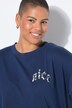 T-shirt oversize, imprimé léopard dans le dos