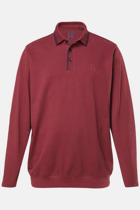 Polo JP1880 ventre confort, manches longues, maille piquée - du XXL jusqu'au 8 XL