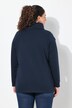 HELLO classic fit stand-up collar sweatshirt