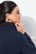 HELLO classic fit stand-up collar sweatshirt