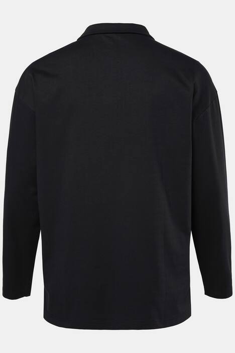 STHUGE Langarm-Poloshirt, oversized, bis 8 XL