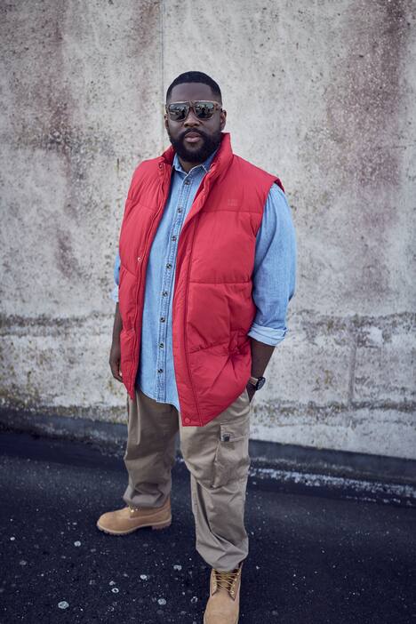 Gilet STHUGE, rembourrage bien chaud - jusqu'au 8 XL