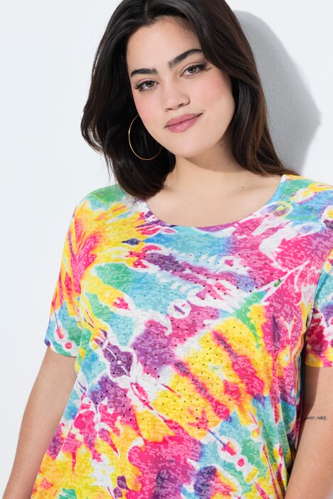 Camiseta, Komfort Fit, estampado batik