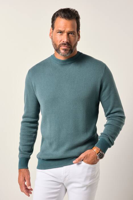 JP1880 Pullover, CashmereTouch Strick, Rundhalsausschnitt, bis 7 XL