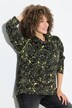 Sweat-shirt à col montant et manches longues, motif papillons