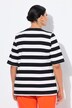 Striped Rhinestone Detail Short Sleeve Tee