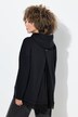 Hoodie, kanten zoom, A-lijn, capuchon, lange mouwen