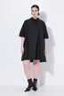 Paper Touch Short Sleeve A-Line Dress