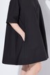 Paper Touch Short Sleeve A-Line Dress