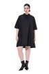 Tunikové šaty, papertouch, A střih, krátké rukávy
