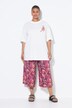 T-skjorte, oversized, ryggtrykk