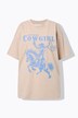 T-skjorte, oversized, trykk foran