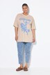 T-skjorte, oversized, trykk foran
