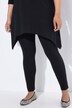 Pointed Hem Knit Cotton Tunic