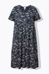 Eco Cotton Sketchbook Garden Short Sleeve Dress