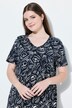 Eco Cotton Sketchbook Garden Short Sleeve Dress
