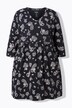 Longshirt, A-lijn, V-hals, 3/4-mouwen, zakken