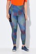 Funksjonelle leggings, flettet mønster, meshlomme, resirkulert
