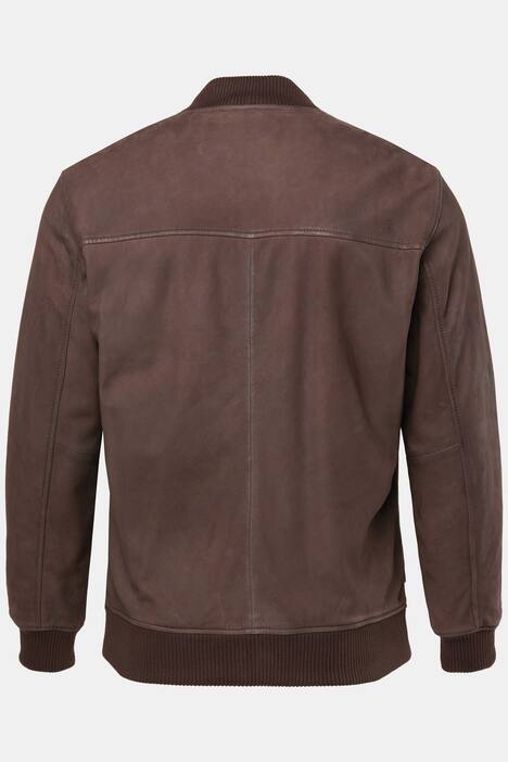 JP1880 leren blouson, nubuck-lamsleer, collegekraag, tot 7XL