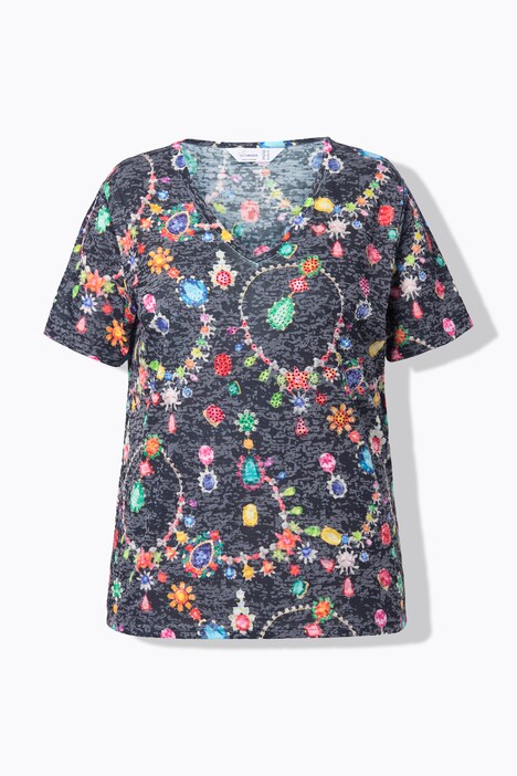 T-shirt confortable avec motif en strass