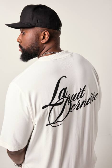 STHUGE T-Shirt, Halbarm, Stickereien, bis 8 XL